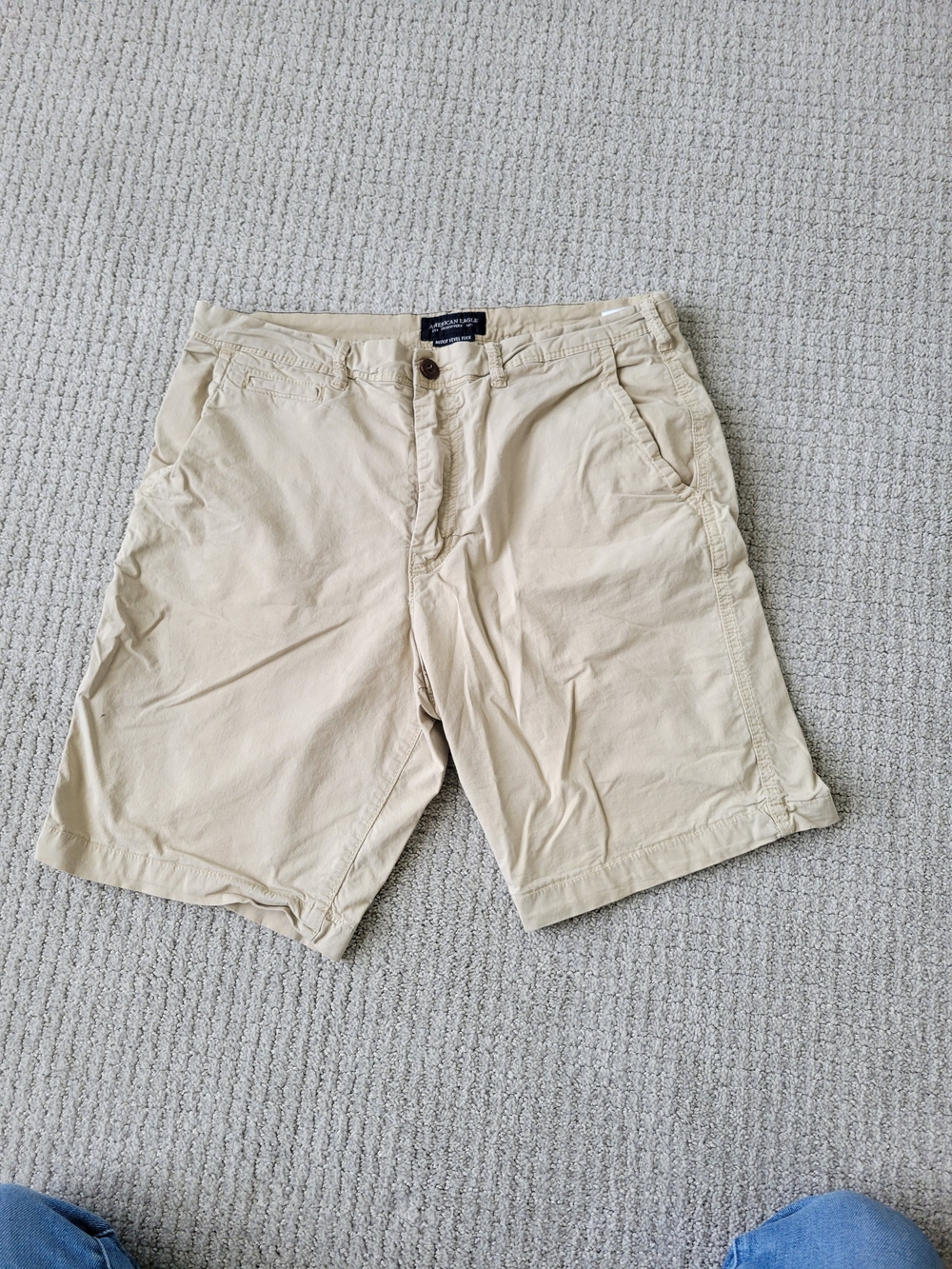American Eagle Outfitters Khaki Flat-Front Men’s Shorts